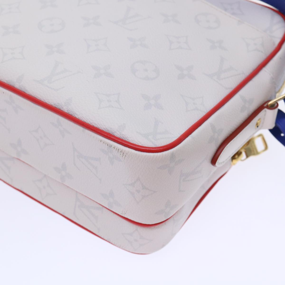 LOUIS VUITTON Monogram Nile PM Shoulder Bag NBA White M45583 LV Auth 47492A