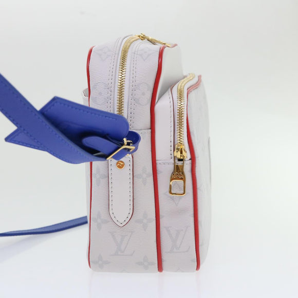 LOUIS VUITTON Monogram Nile PM Shoulder Bag NBA White M45583 LV Auth 47492SM