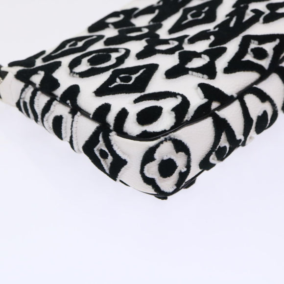 LOUIS VUITTON Monogram Tuftage Pochette Accessoires White M45565 LV Auth 47494SM