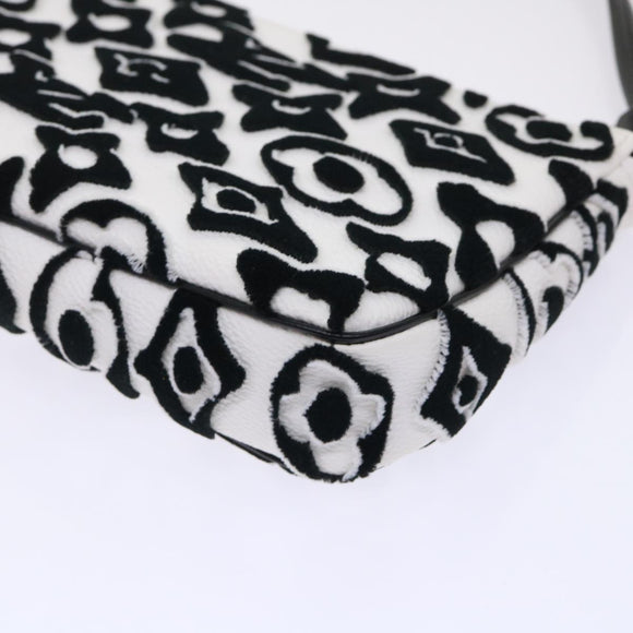 LOUIS VUITTON Monogram Tuftage Pochette Accessoires White M45565 LV Auth 47494S