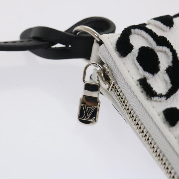 LOUIS VUITTON Monogram Tuftage Pochette Accessoires White M45565 LV Auth 47494S
