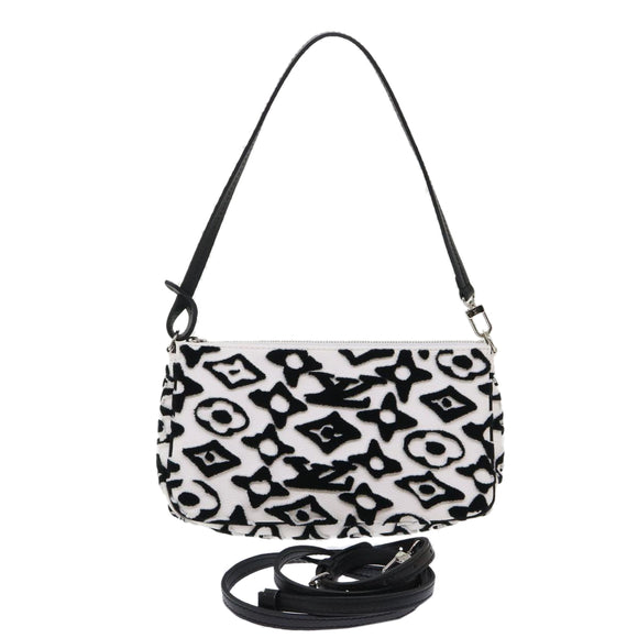 LOUIS VUITTON Monogram Tuftage Pochette Accessoires White M45565 LV Auth 47494S