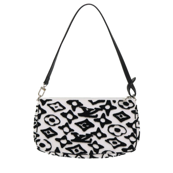 LOUIS VUITTON Monogram Tuftage Pochette Accessoires White M45565 LV Auth 47494SM