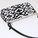 LOUIS VUITTON Monogram Tuftage Pochette Accessoires White M45565 LV Auth 47494SM-6