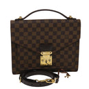 LOUIS VUITTON Damier Ebene Monceau 28 Hand Bag SPO 2way N48088 LV Auth 47539SAV-1
