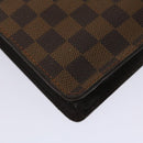 LOUIS VUITTON Damier Ebene Monceau 28 Hand Bag SPO 2way N48088 LV Auth 47539SAV-17