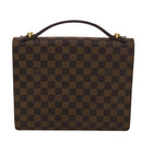 LOUIS VUITTON Damier Ebene Monceau 28 Hand Bag SPO 2way N48088 LV Auth 47539V-2