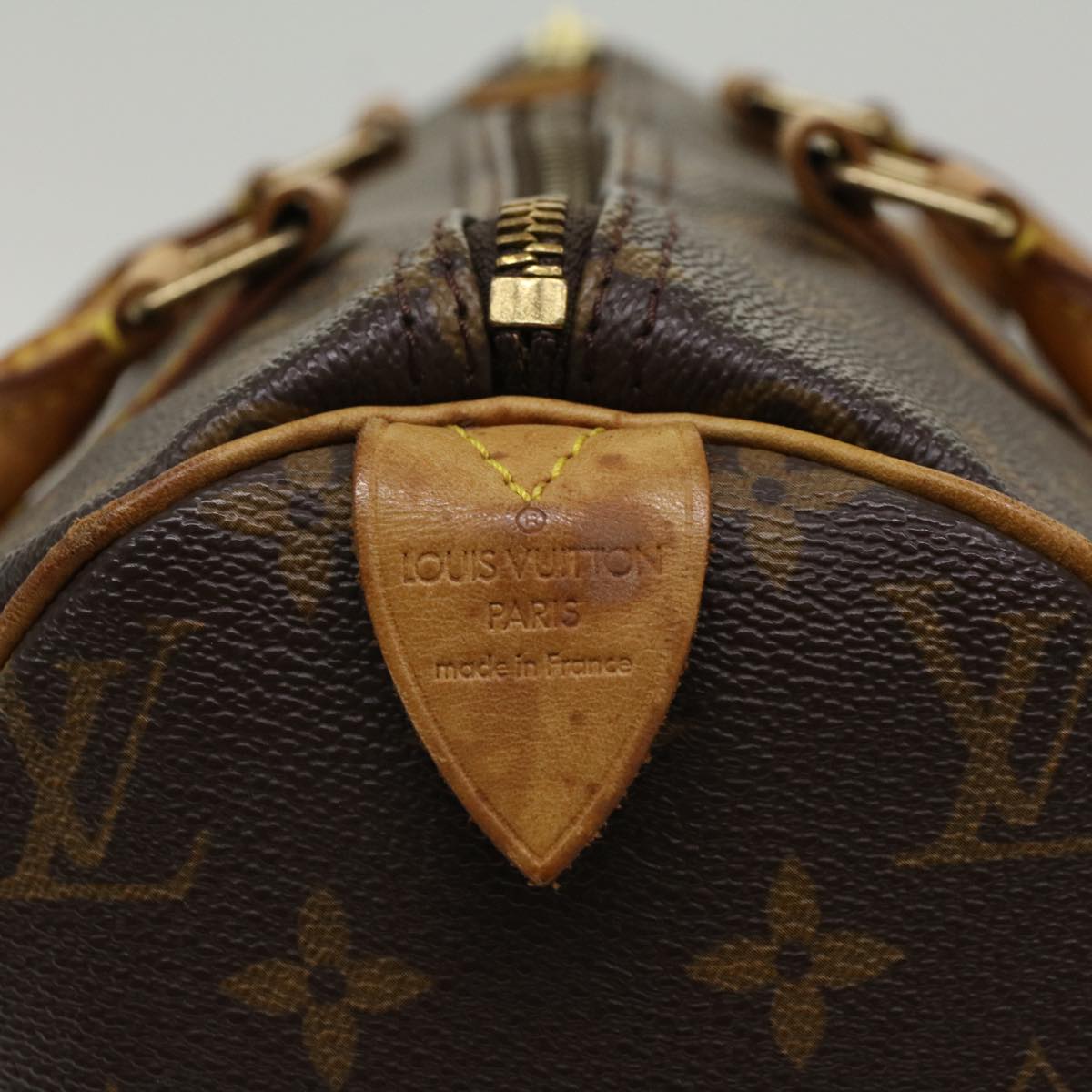 LOUIS VUITTON Monogram Speedy 30 Hand Bag M41526 LV Auth 47555