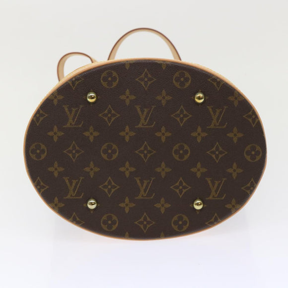 LOUIS VUITTON Monogram Bucket GM Shoulder Bag M42236 LV Auth 47587V