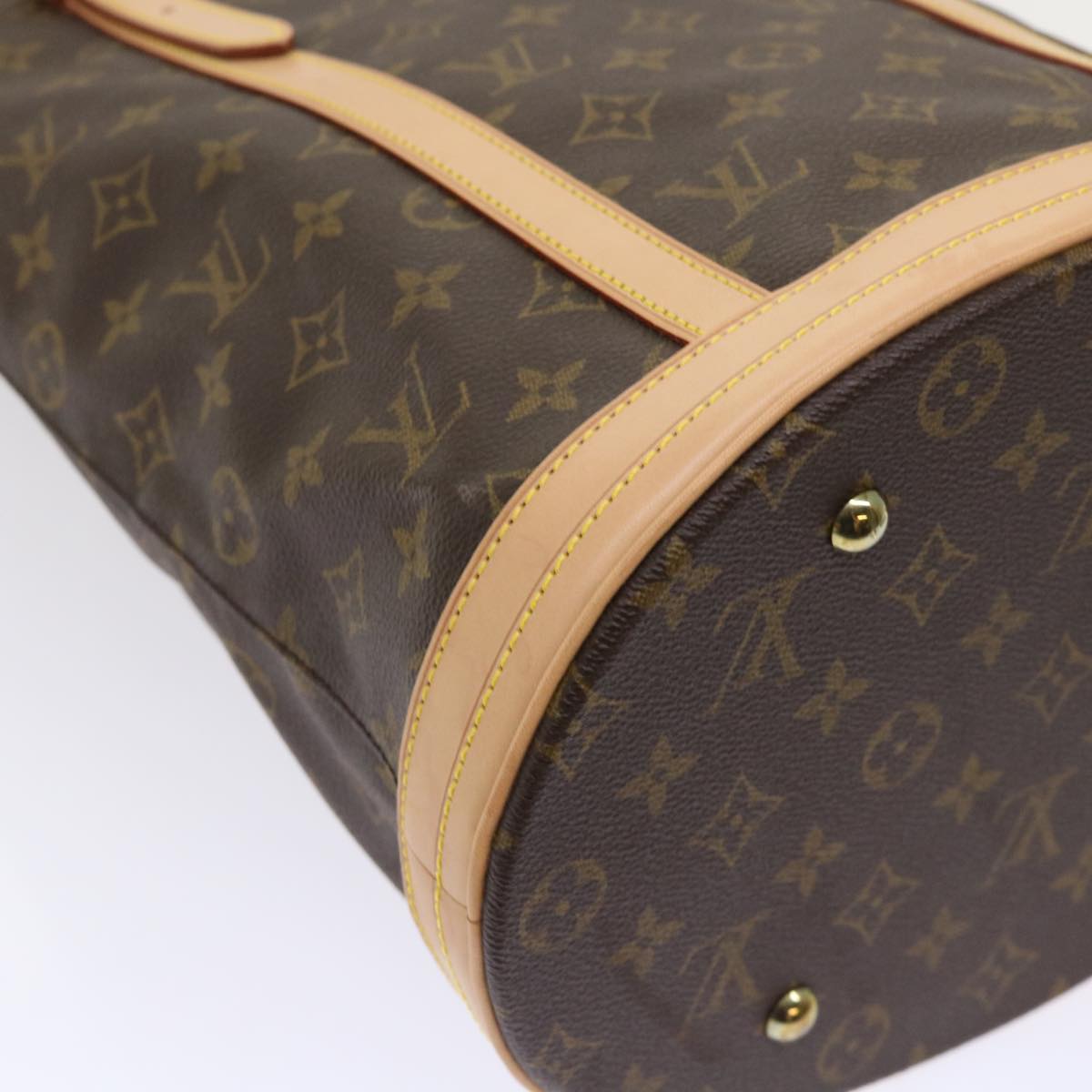 LOUIS VUITTON Monogram Bucket GM Shoulder Bag M42236 LV Auth 47587A