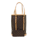 LOUIS VUITTON Monogram Bucket GM Shoulder Bag M42236 LV Auth 47587V-1