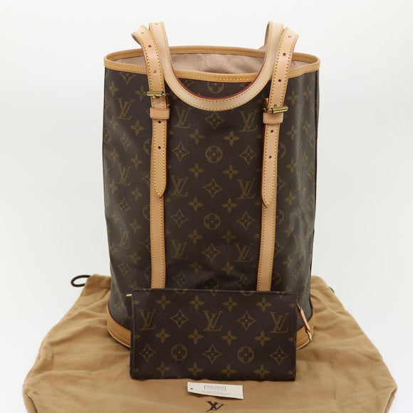 LOUIS VUITTON Monogram Bucket GM Shoulder Bag M42236 LV Auth 47587V