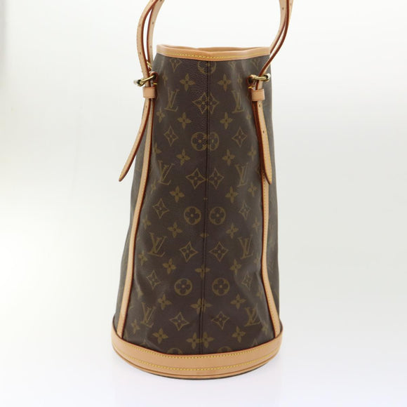 LOUIS VUITTON Monogram Bucket GM Shoulder Bag M42236 LV Auth 47587V