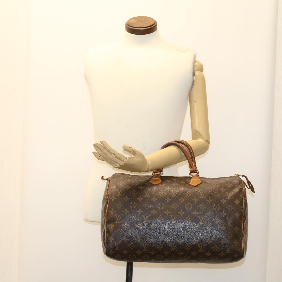 LOUIS VUITTON Monogram Speedy 40 Hand Bag M41522 LV Auth 47592