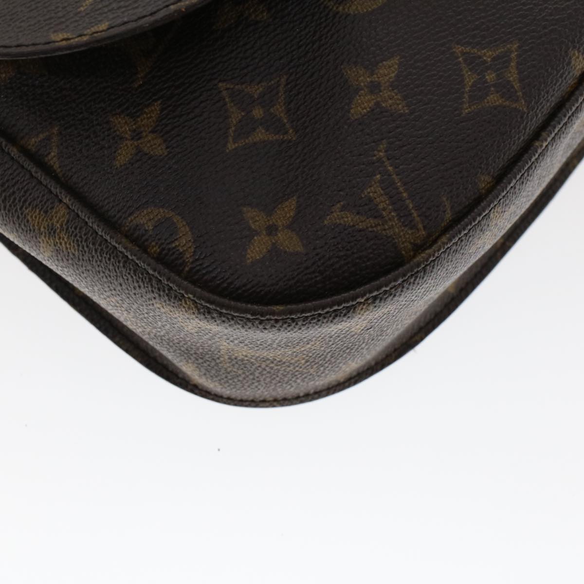 LOUIS VUITTON Monogram Saint Cloud GM Shoulder Bag M51242 LV Auth 47601