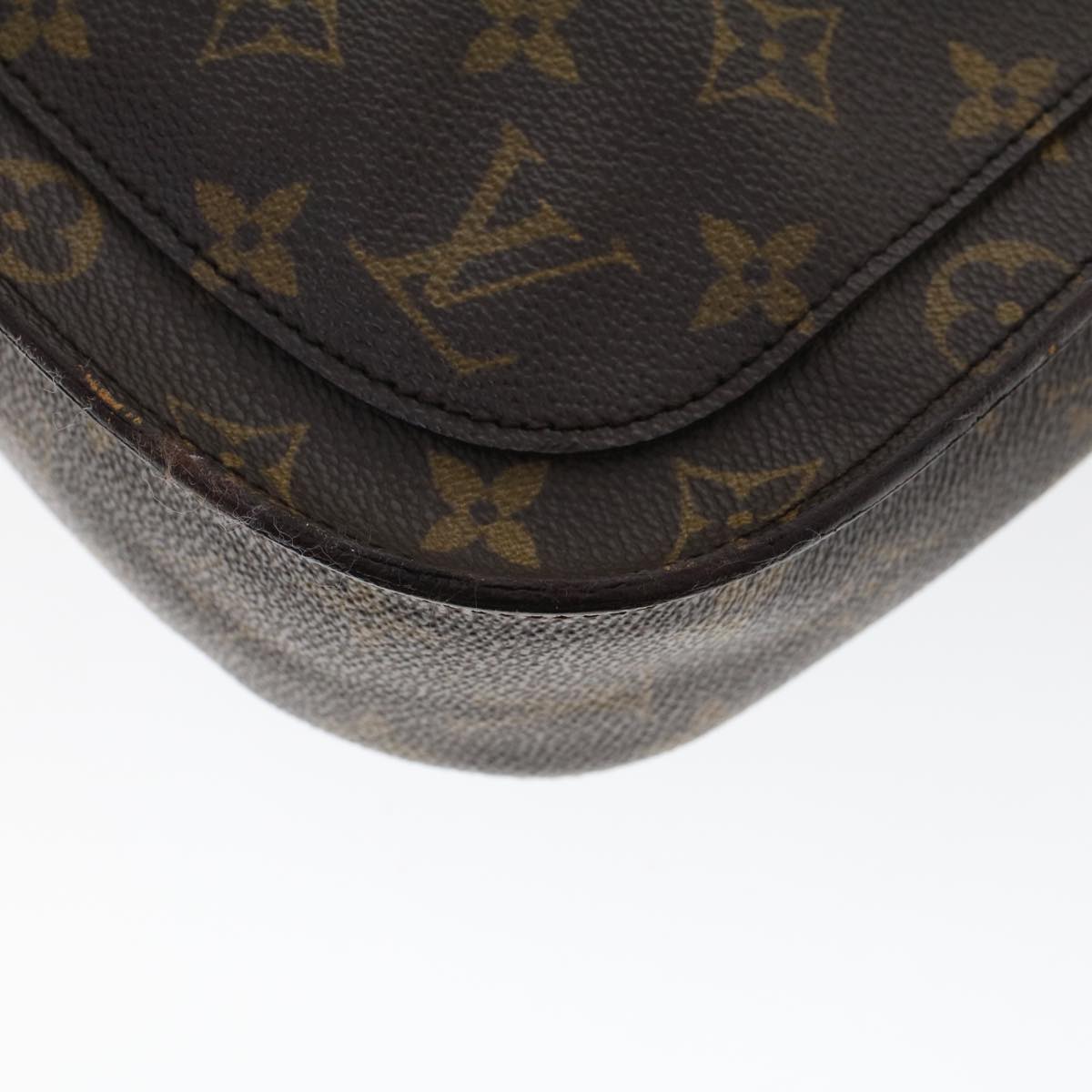 LOUIS VUITTON Monogram Saint Cloud GM Shoulder Bag M51242 LV Auth 47601