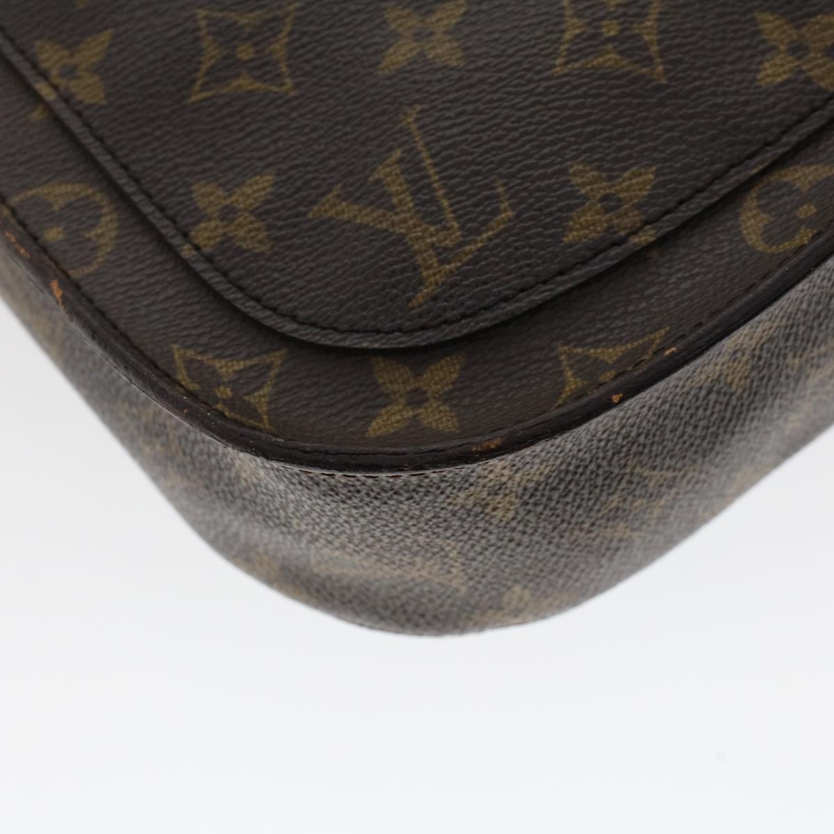 LOUIS VUITTON Monogram Saint Cloud GM Shoulder Bag M51242 LV Auth 47601