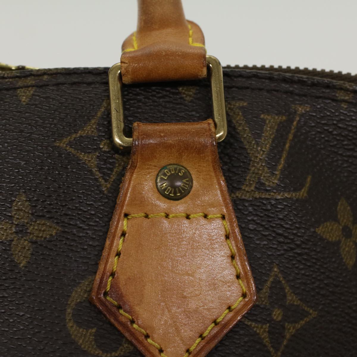 LOUIS VUITTON Monogram Alma Hand Bag M51130 LV Auth 47614