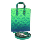 LOUIS VUITTON Monogram Taurillon Illusion Sac Plat XS Bag M81221 LV Auth 47623SM-1