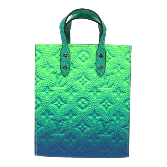 LOUIS VUITTON Monogram Taurillon Illusion Sac Plat XS Bag M81221 LV Auth 47623SM