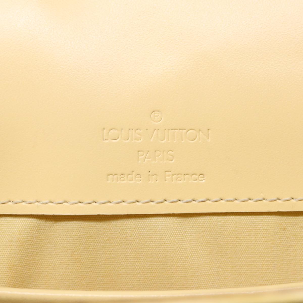 LOUIS VUITTON Epi Ramatuelle Shoulder Bag Cream Vanilla M5247A LV Auth 47633