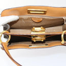 CELINE Macadam Canvas Hand Bag PVC Leather Brown Auth 47659-11