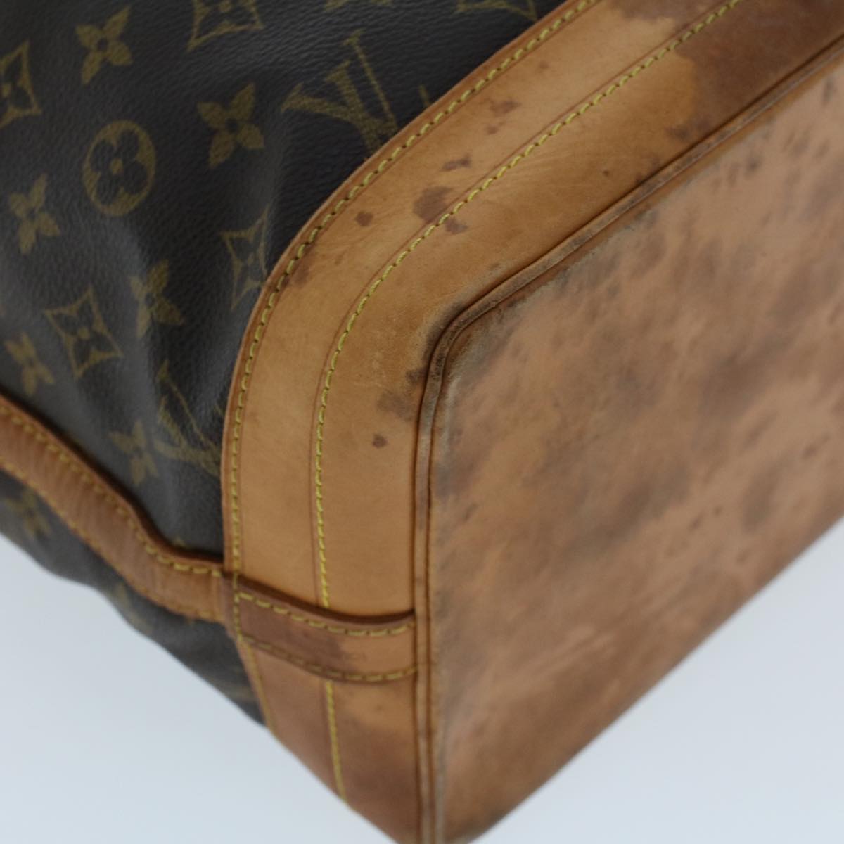 LOUIS VUITTON Monogram Noe Shoulder Bag M42224 LV Auth 47686