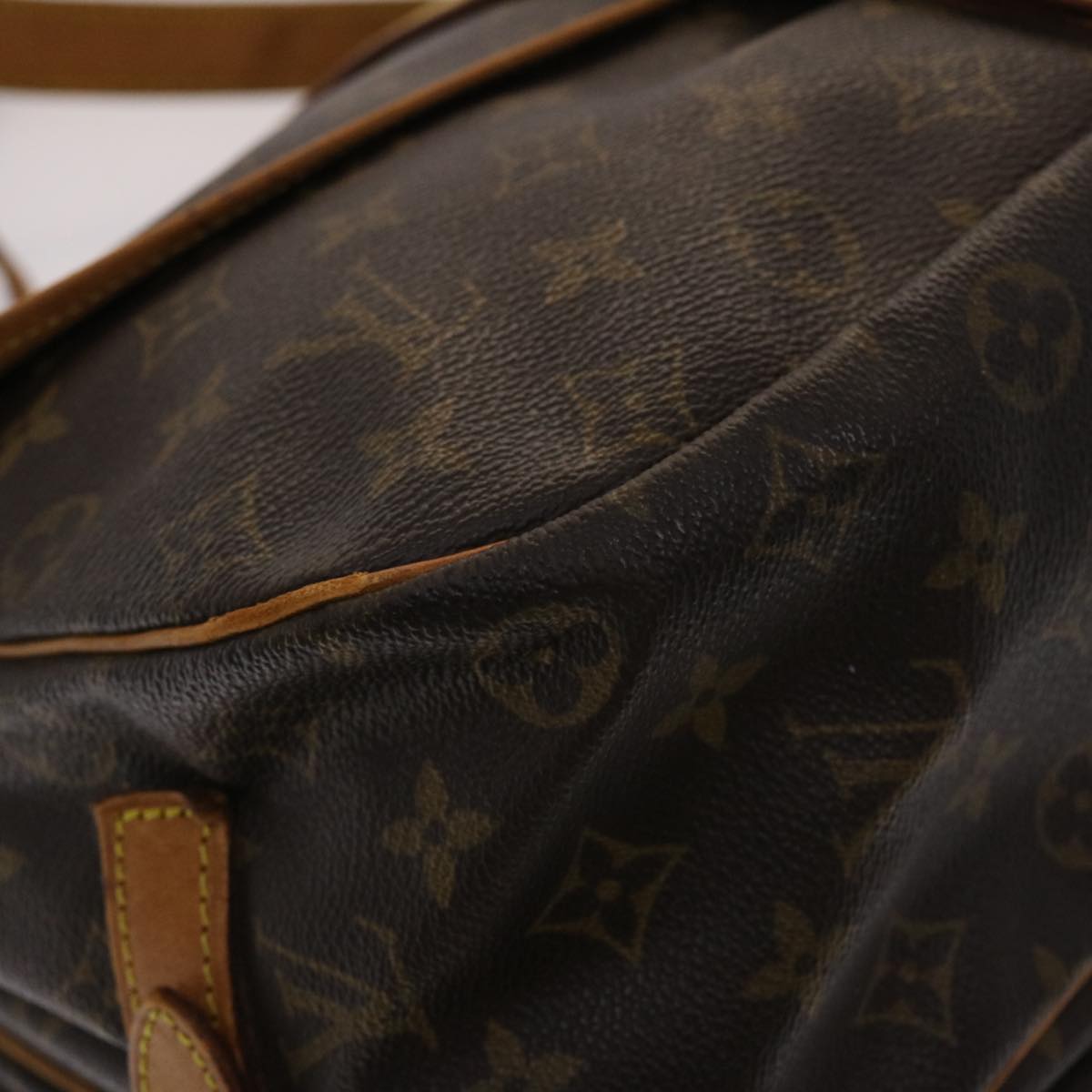 LOUIS VUITTON Monogram Saumur 35 Shoulder Bag M42254 LV Auth 47713