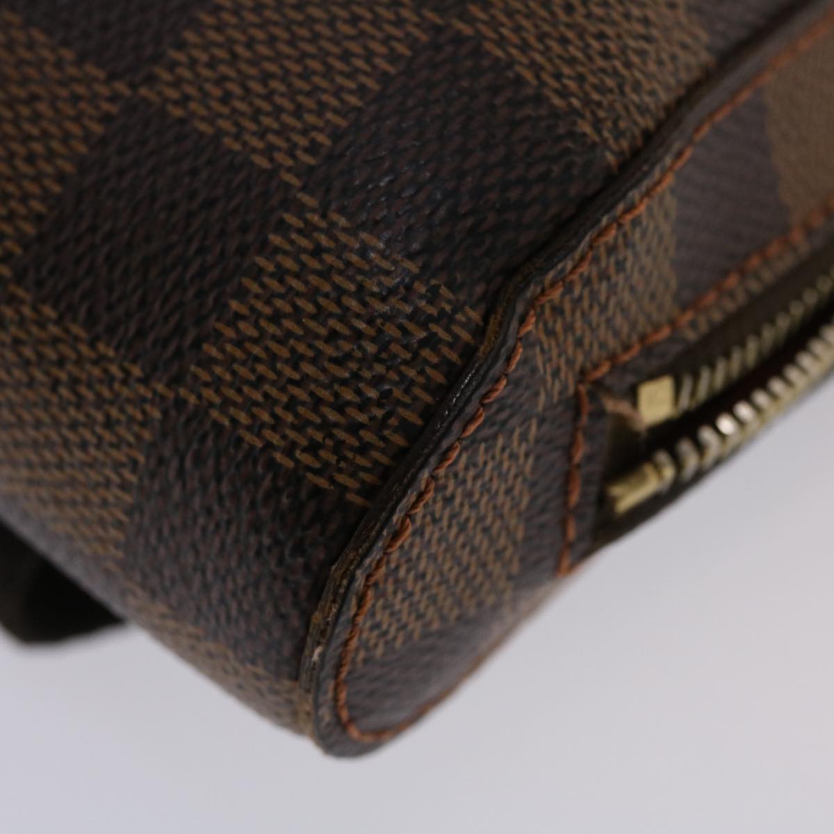 LOUIS VUITTON Damier Ebene Geronimos Shoulder Bag N51994 LV Auth 47763