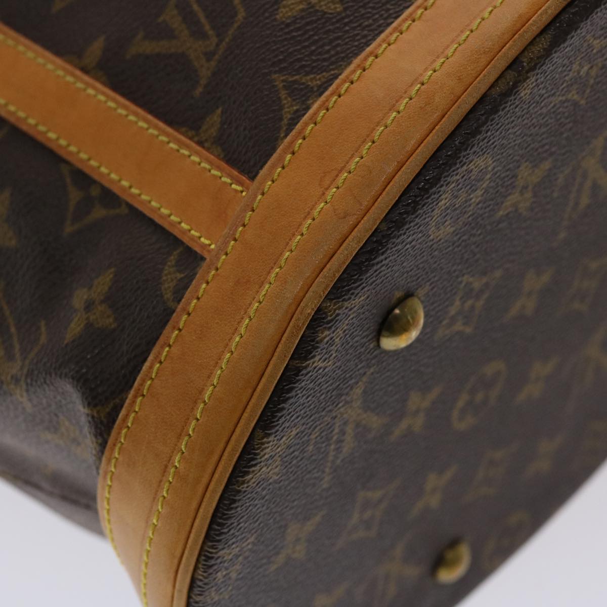 LOUIS VUITTON Monogram Bucket GM Shoulder Bag M42236 LV Auth 47781