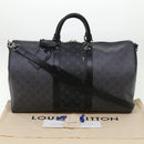 LOUIS VUITTON Eclipse Reverse Keepall Bandouliere 50 Bag M45392 LV Auth 47830S-12
