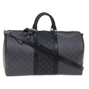 LOUIS VUITTON Eclipse Reverse Keepall Bandouliere 50 Bag M45392 LV Auth 47830S-1