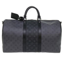 LOUIS VUITTON Eclipse Reverse Keepall Bandouliere 50 Bag M45392 LV Auth 47830S-13