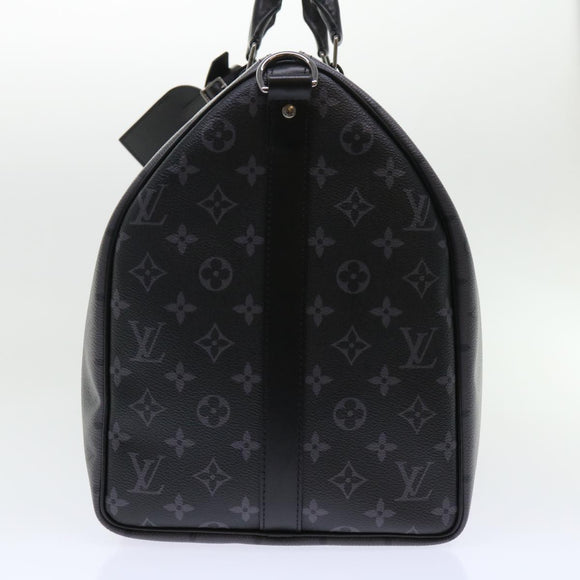 LOUIS VUITTON Eclipse Reverse Keepall Bandouliere 50 Bag M45392 LV Auth 47830S
