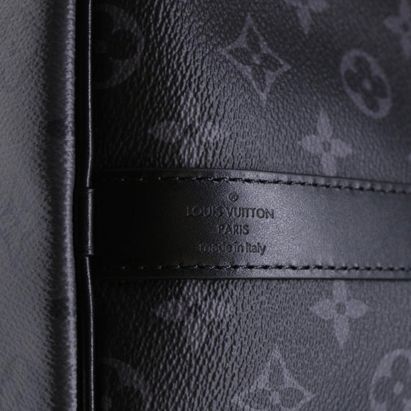LOUIS VUITTON Eclipse Reverse Keepall Bandouliere 50 Bag M45392 LV Auth 47830S
