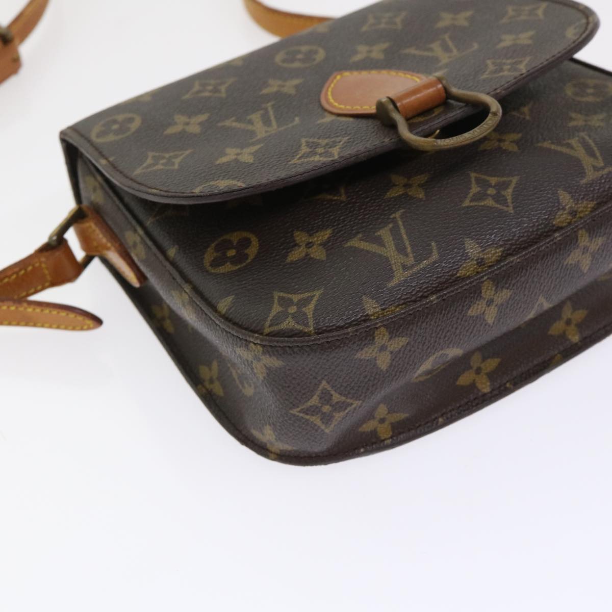 LOUIS VUITTON Monogram Saint Cloud MM Shoulder Bag M51243 LV Auth 47887