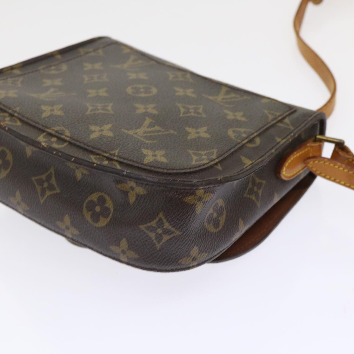 LOUIS VUITTON Monogram Saint Cloud MM Shoulder Bag M51243 LV Auth 47887