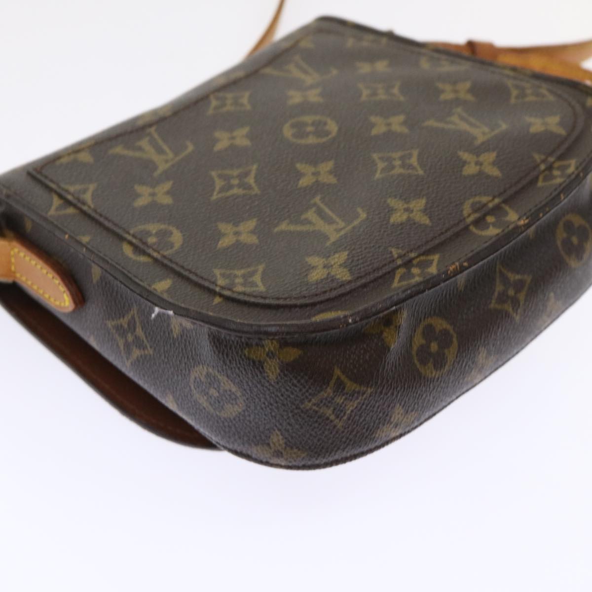 LOUIS VUITTON Monogram Saint Cloud MM Shoulder Bag M51243 LV Auth 47887