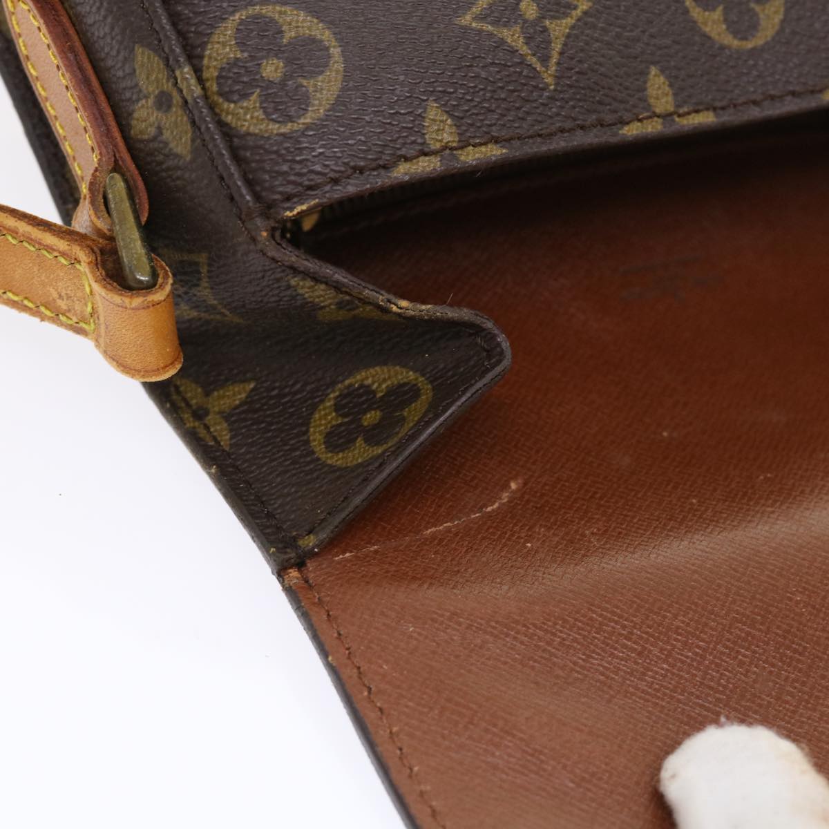 LOUIS VUITTON Monogram Saint Cloud MM Shoulder Bag M51243 LV Auth 47887