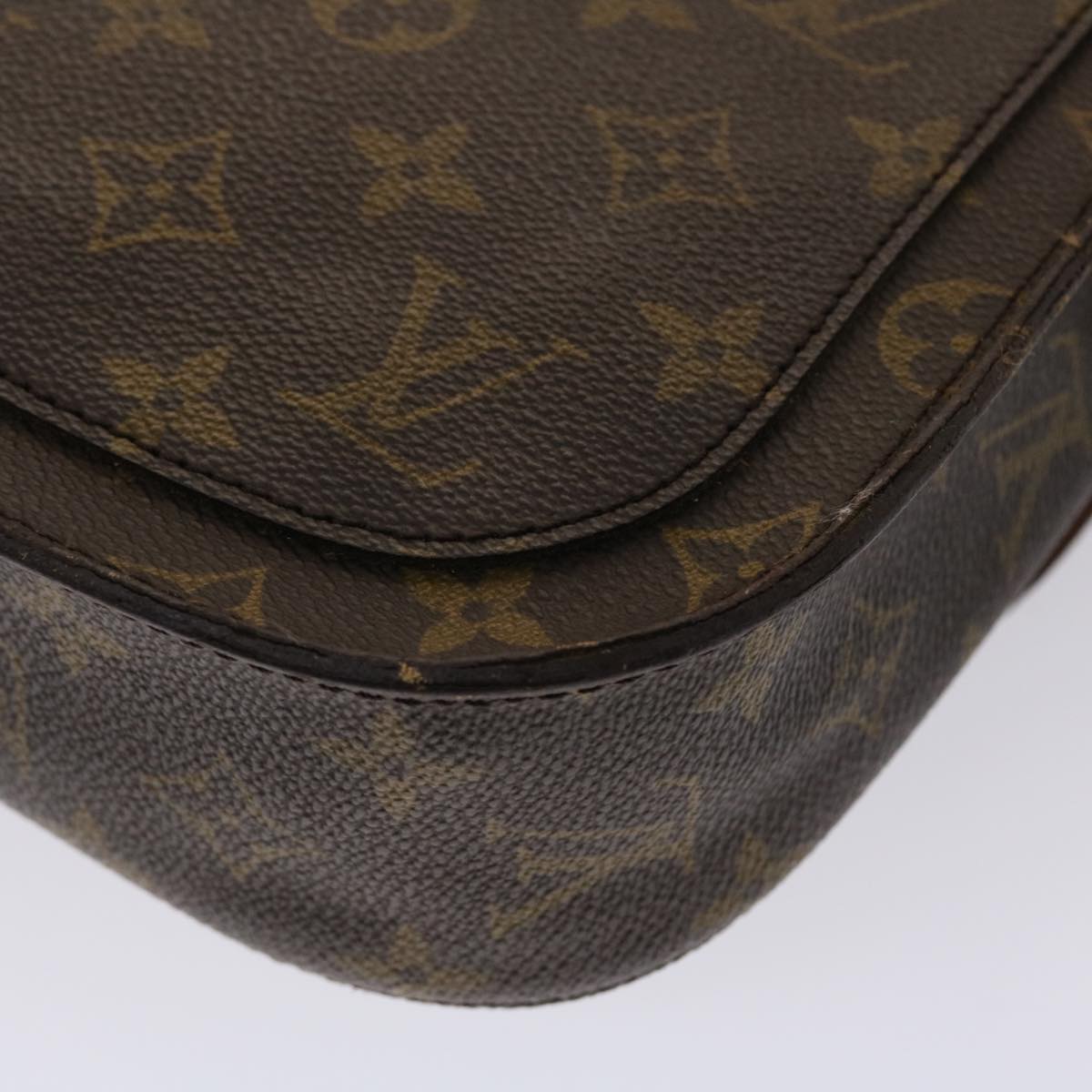 LOUIS VUITTON Monogram Saint Cloud GM Shoulder Bag M51242 LV Auth 47889