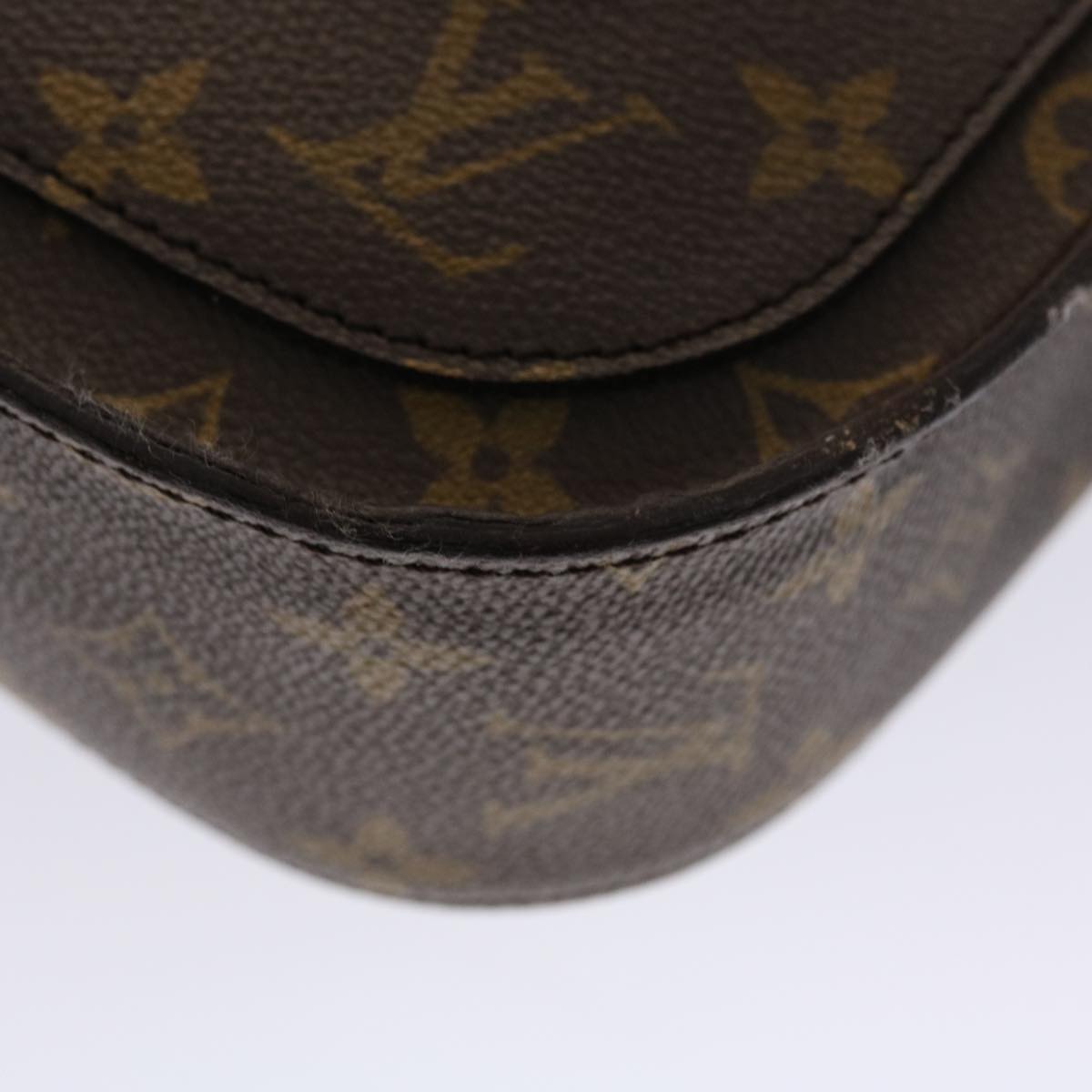 LOUIS VUITTON Monogram Saint Cloud GM Shoulder Bag M51242 LV Auth 47890