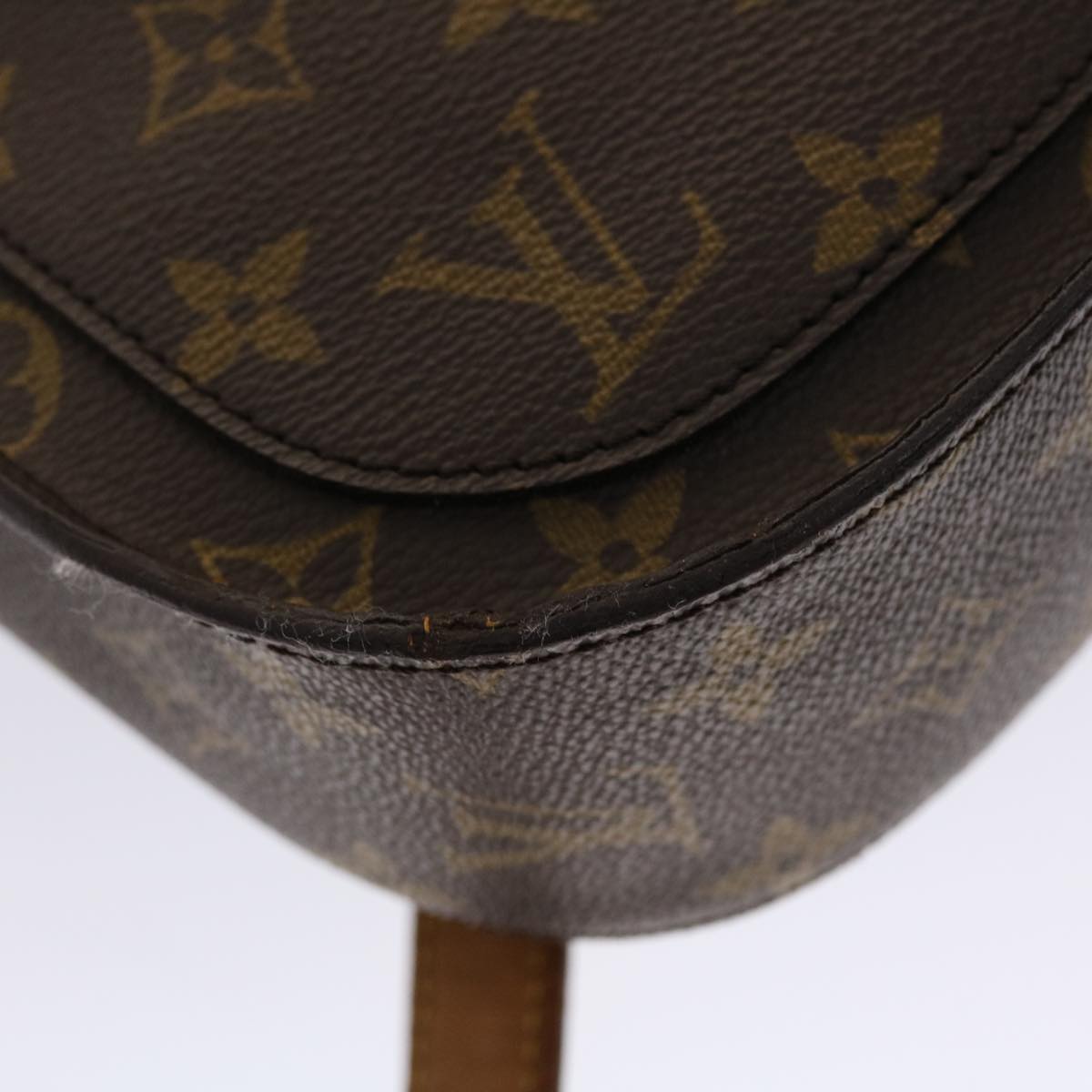 LOUIS VUITTON Monogram Saint Cloud GM Shoulder Bag M51242 LV Auth 47890