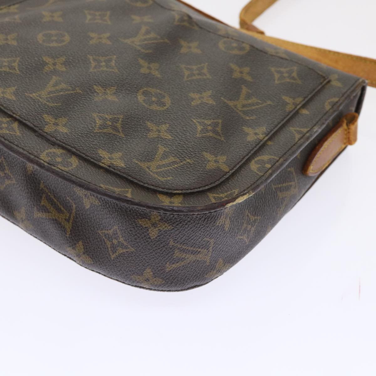 LOUIS VUITTON Monogram Saint Cloud GM Shoulder Bag M51242 LV Auth 47891