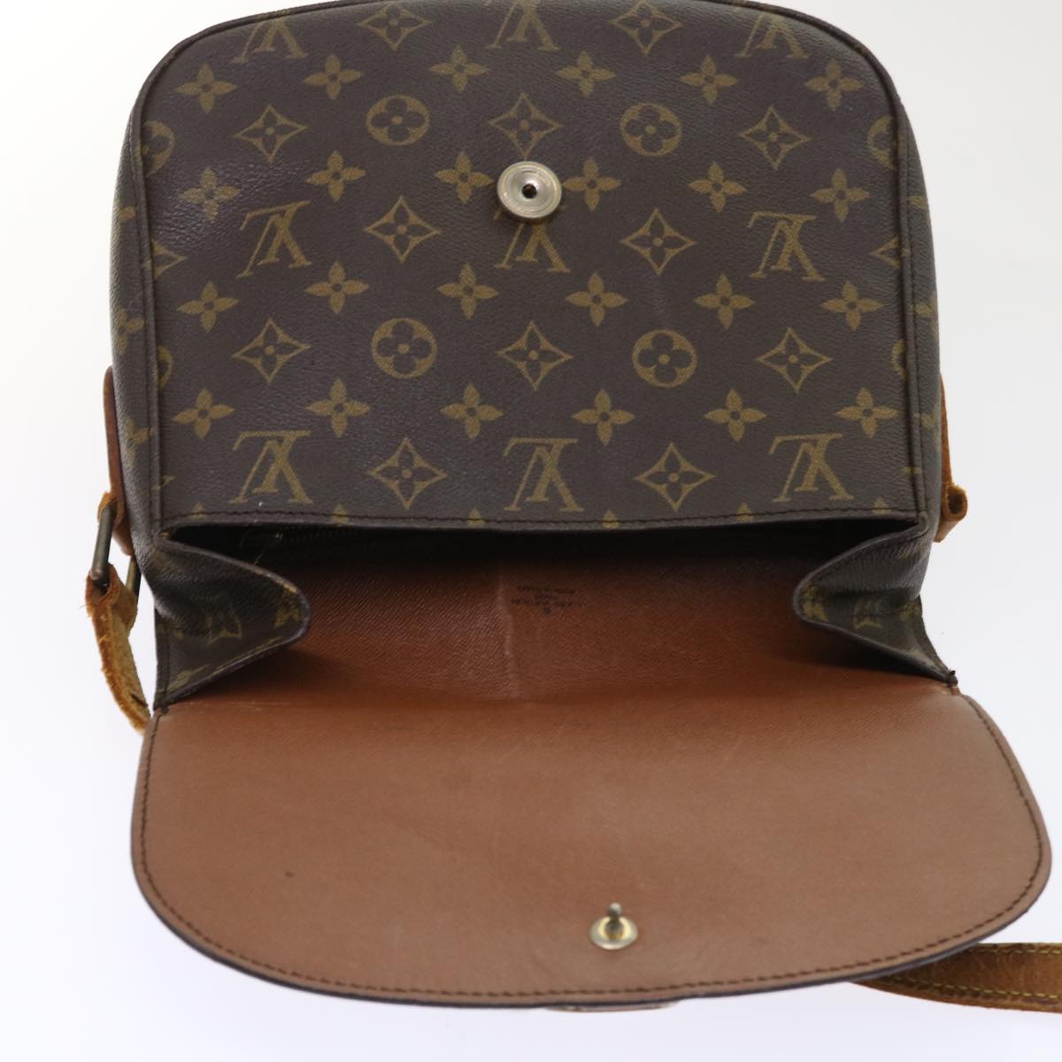 LOUIS VUITTON Monogram Saint Cloud GM Shoulder Bag M51242 LV Auth 47891