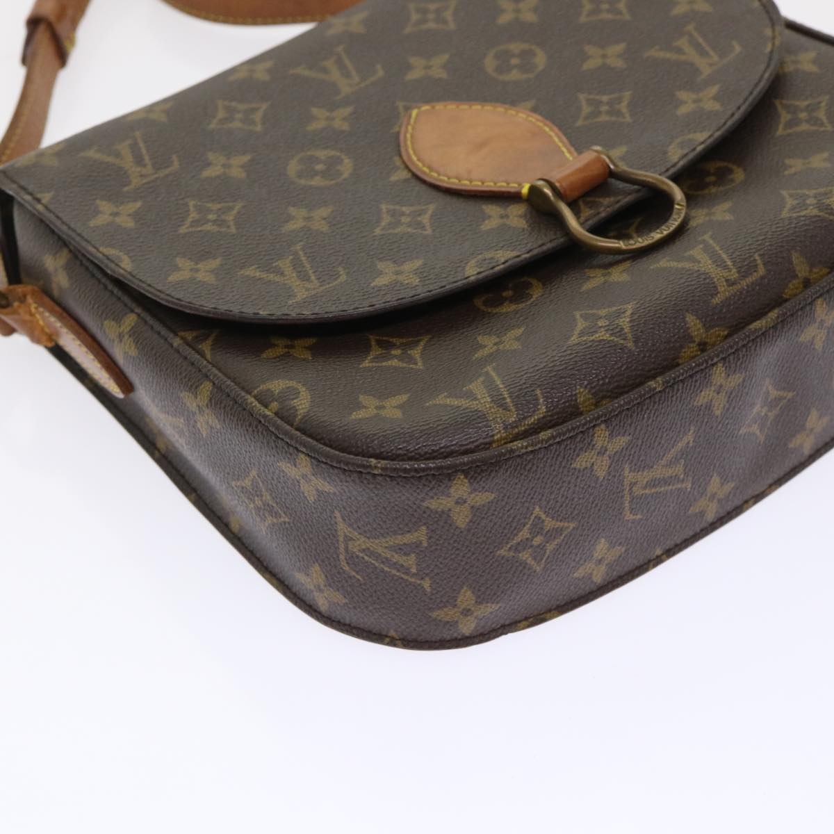 LOUIS VUITTON Monogram Saint Cloud GM Shoulder Bag M51242 LV Auth 47892