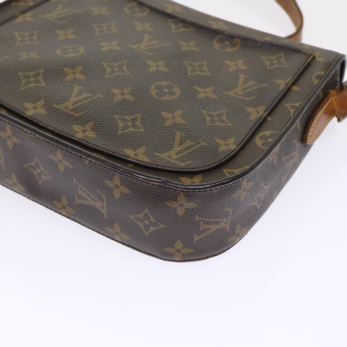 LOUIS VUITTON Monogram Saint Cloud GM Shoulder Bag M51242 LV Auth 47892