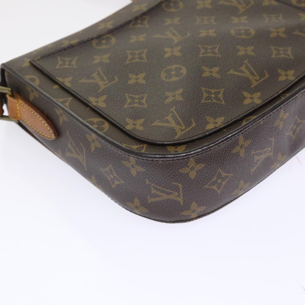 LOUIS VUITTON Monogram Saint Cloud GM Shoulder Bag M51242 LV Auth 47892