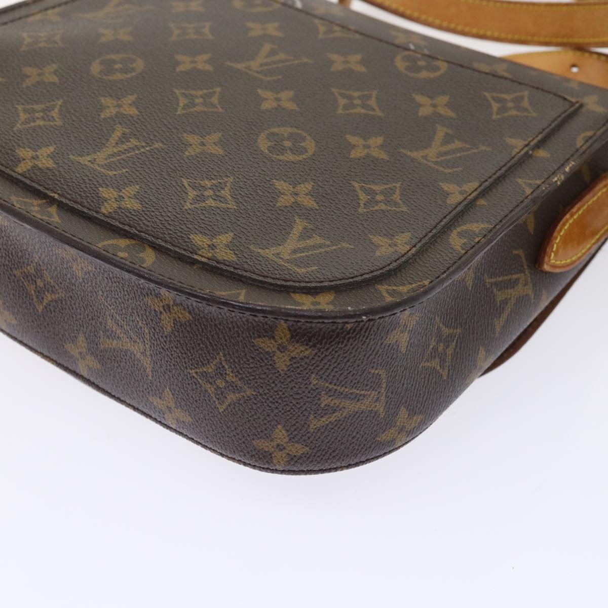 LOUIS VUITTON Monogram Saint Cloud GM Shoulder Bag M51242 LV Auth 47895