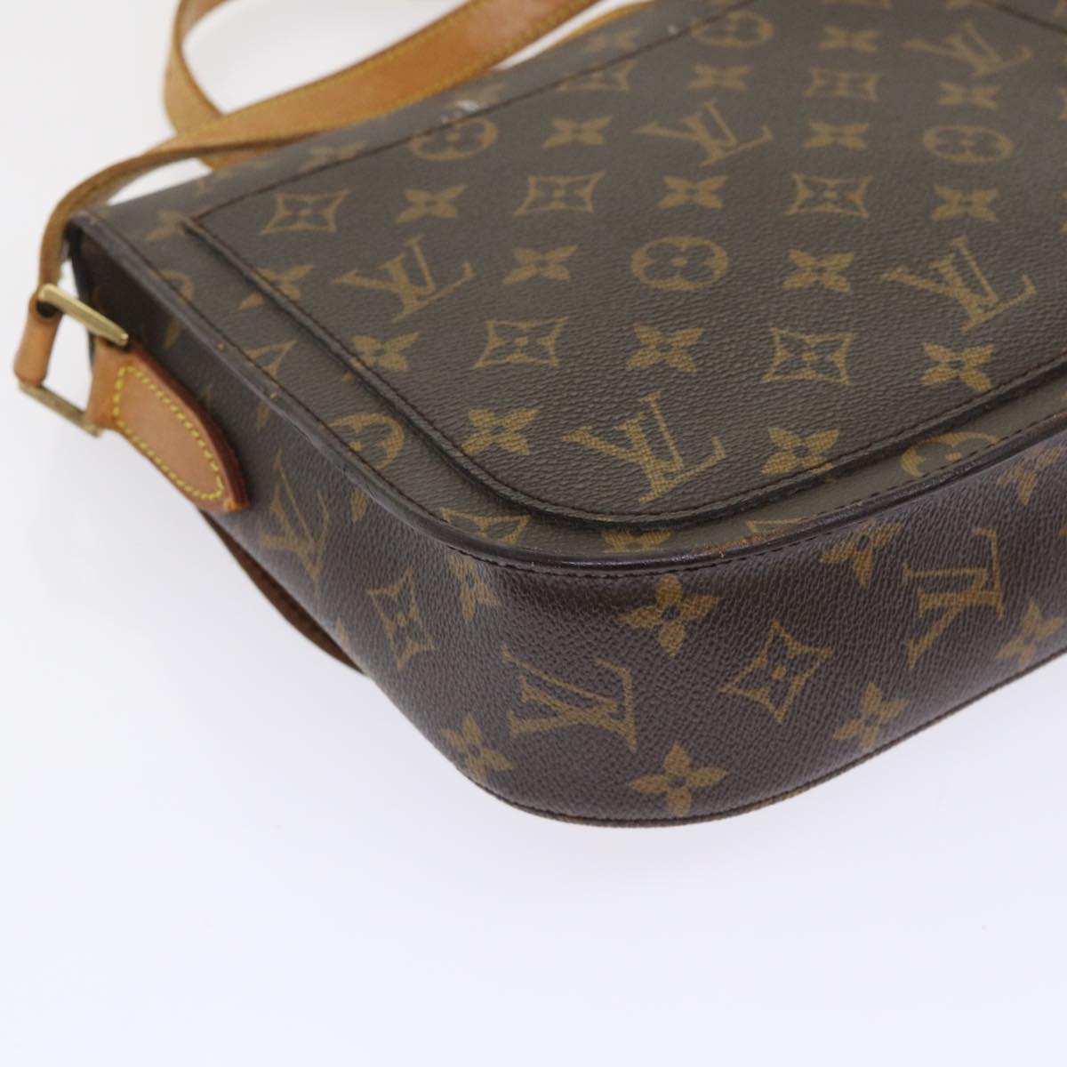 LOUIS VUITTON Monogram Saint Cloud GM Shoulder Bag M51242 LV Auth 47895