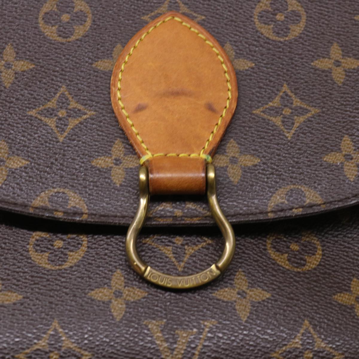 LOUIS VUITTON Monogram Saint Cloud GM Shoulder Bag M51242 LV Auth 47895